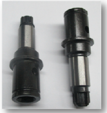 卡簧集成在本體上